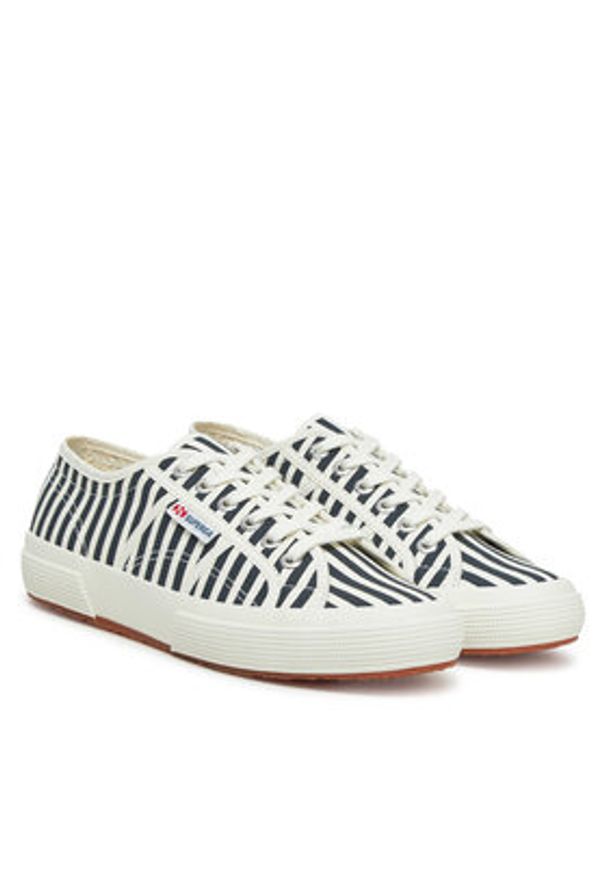 Superga Tenisówki S8148TW Granatowy. Kolor: niebieski. Materiał: materiał