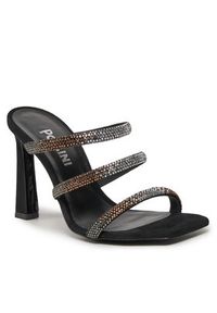 Pollini Klapki SA28179C1ITAS000 Czarny. Kolor: czarny. Materiał: skóra, zamsz #2