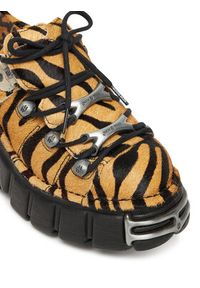 NEW ROCK Sneakersy M-120N-C86 Beżowy. Kolor: beżowy. Materiał: skóra #6