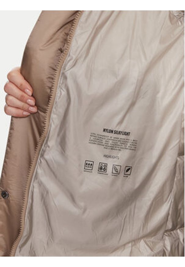 Hetrego - Hetregó Kurtka zimowa Karen 8P605 25WD02 Beżowy Regular Fit. Kolor: beżowy. Materiał: syntetyk. Sezon: zima