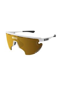 SCICON SPORTS - Okulary Scicon Aerowing Lamon SCNPP white gloss. Kolor: brązowy, zielony, wielokolorowy