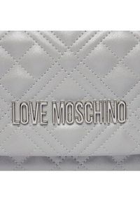 Love Moschino - LOVE MOSCHINO Torebka JC4097PP0HLA090B Srebrny. Kolor: srebrny. Materiał: skórzane