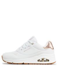 skechers - Skechers Sneakersy Uno 177094/WHT Biały. Kolor: biały. Materiał: skóra