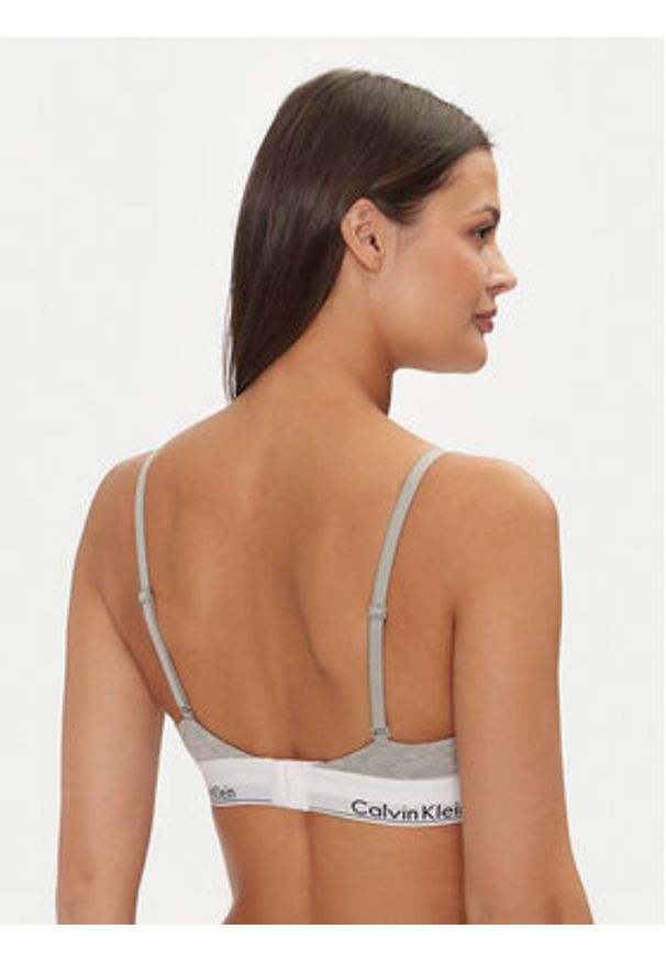 Calvin Klein Underwear Biustonosz braletka 000QF5650E Szary. Kolor: szary. Materiał: bawełna