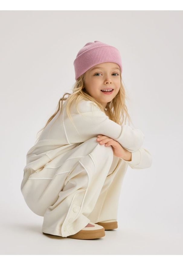 Reserved - Komplet z modalem - złamana biel. Materiał: dzianina