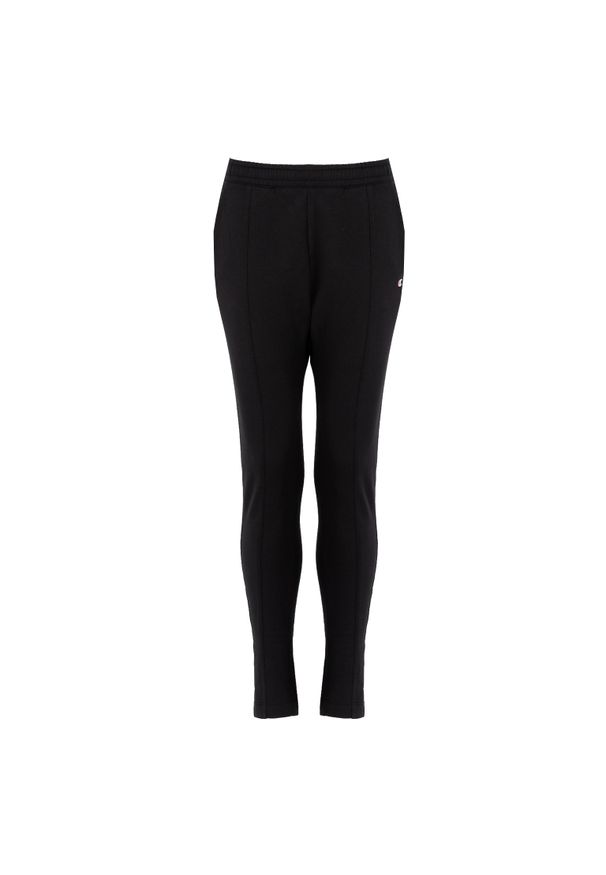 Champion Spodnie | 115408 | Kobieta | Czarny. Okazja: na co dzień. Stan: podwyższony. Kolor: czarny. Materiał: bawełna, elastan. Styl: elegancki, casual