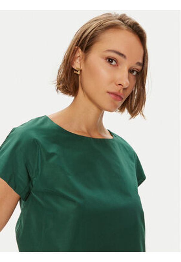 Weekend Max Mara Bluzka Parana 2425166021 Zielony Regular Fit. Kolor: zielony. Materiał: syntetyk, bawełna