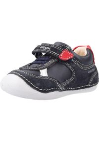 Geox - Buty GEOX B TUTIM B.A Czarny. Kolor: czarny. Materiał: skóra. Sport: turystyka piesza