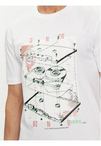 BOSS - Boss T-Shirt Te_Cassatte 50516003 Biały Regular Fit. Kolor: biały. Materiał: bawełna #3