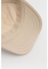 Superdry czapka kolor beżowy z aplikacją. Kolor: beżowy. Wzór: aplikacja #3