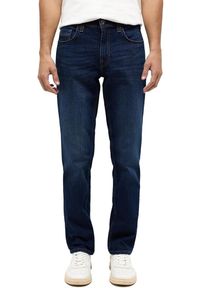 Męskie Spodnie Jeansowe Mustang Style Washington Straight Denim Blue 1014705 5000 982