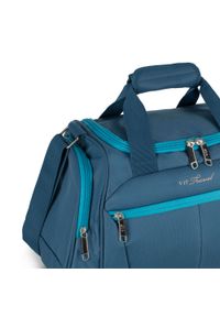 Wittchen - Mała miękka torba podróżna dwukolorowa. Kolor: niebieski. Materiał: poliester #2