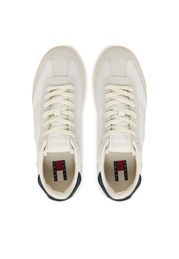 Tommy Jeans Sneakersy Tjw Low Profile Runner EN0EN02862 Écru. Materiał: materiał