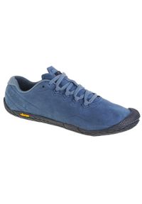 Buty Sneakersy Damskie Merrell Vapor Glove 3 Luna LTR. Kolor: niebieski. Materiał: nubuk