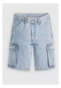 Levi's® Szorty jeansowe 478™ 001GU-0004 Niebieski Baggy Fit. Kolor: niebieski. Materiał: bawełna