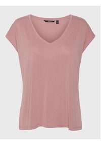 Vero Moda T-Shirt Filli 10247666 Różowy Regular Fit. Kolor: różowy. Materiał: syntetyk #5