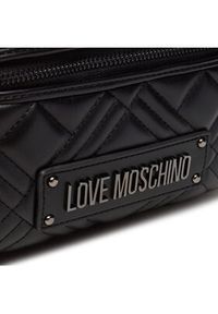 Love Moschino - LOVE MOSCHINO Plecak JC4148PP1LLA000A Czarny. Kolor: czarny. Materiał: skóra