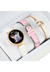 Zestaw dziecięcy zegarek SMARTWATCH Rubicon AMOLED F21 + bransoletka. Rodzaj zegarka: smartwatch #1
