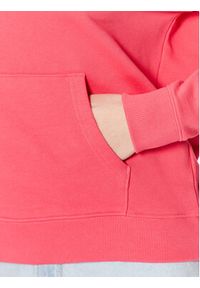Tommy Jeans Bluza Badge DW0DW15411 Różowy Relaxed Fit. Kolor: różowy. Materiał: bawełna #3