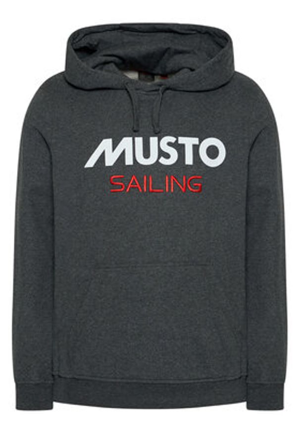 Musto Bluza 82019 Szary Regular Fit. Kolor: szary. Materiał: bawełna
