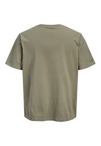 Jack & Jones T-Shirt Frank 12288092 Brązowy Relaxed Fit. Kolor: brązowy. Materiał: bawełna #3