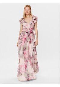 Ted Baker Sukienka letnia Karenie 268256 Kolorowy Regular Fit. Materiał: syntetyk. Wzór: kolorowy. Sezon: lato