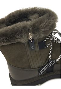 EMU Australia Śniegowce Blurred W12641 Khaki. Kolor: brązowy. Materiał: skóra, zamsz #6