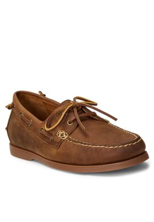 Polo Ralph Lauren Mokasyny 803932219002 Brązowy. Kolor: brązowy. Materiał: skóra