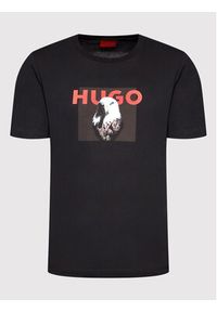 Hugo T-Shirt Dhynx 50473165 Czarny Regular Fit. Kolor: czarny. Materiał: bawełna #5