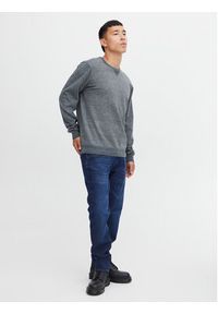 Blend Sweter 20715850 Granatowy Regular Fit. Kolor: niebieski. Materiał: syntetyk