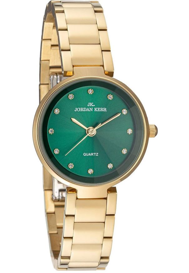 Zegarek Jordan Kerr P9003 IPG ZT damski cyrkonie 30 mm .