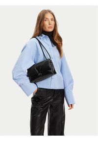 AMI PARIS - AMI Paris Torebka ULL163.AL0052 Czarny. Kolor: czarny. Materiał: skórzane. Styl: street #1