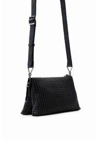 Desigual torebka kolor czarny. Kolor: czarny. Rodzaj torebki: na ramię #3