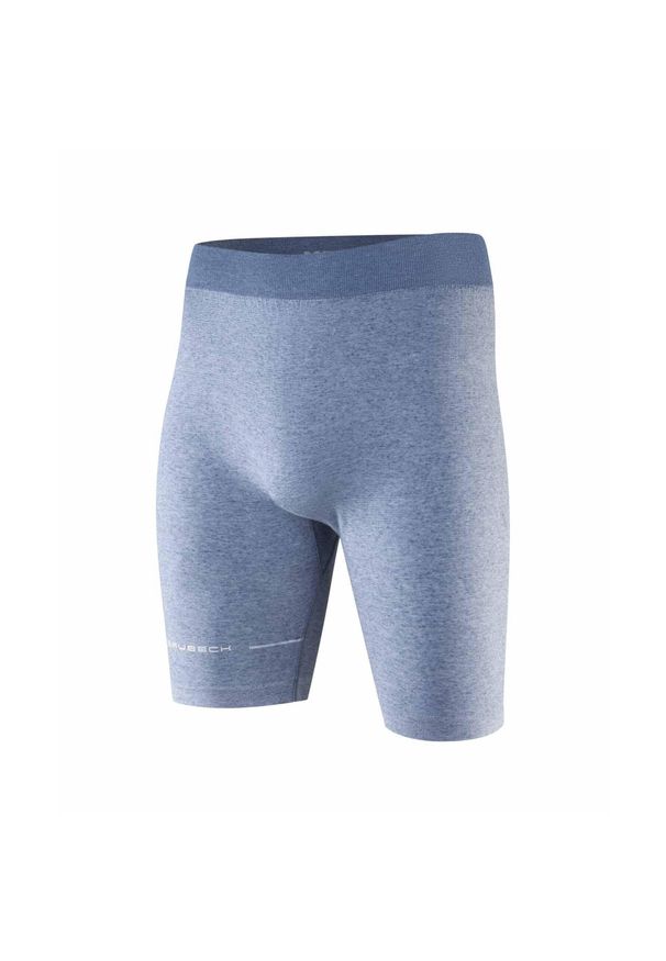 Spodenki męskie do spania z dodatkiem lnu Brubeck COMFORT NIGHT. Kolor: niebieski. Materiał: lyocell, len, poliester. Sport: turystyka piesza