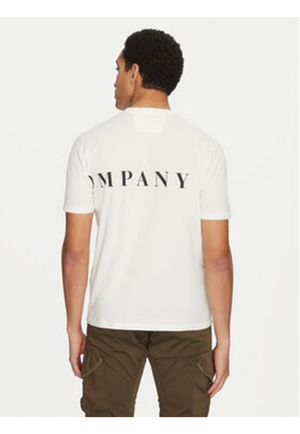 C.P. Company T-Shirt 18CMTS139A005100W Biały Regular Fit. Kolor: biały. Materiał: bawełna