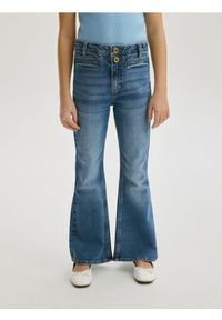 Reserved - Jeansy bootcut fit - niebieski. Kolor: niebieski