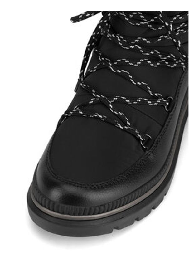 Remonte Botki D0C81-03 Czarny. Kolor: czarny. Materiał: skóra