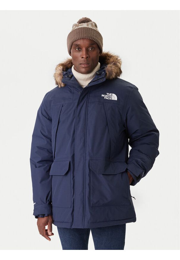 The North Face Kurtka puchowa McMurdo NF0A5GJF Granatowy Regular Fit. Kolor: niebieski. Materiał: syntetyk