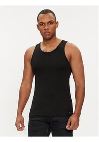 TOMMY HILFIGER - Tommy Hilfiger Komplet 3 tank topów UM0UM03179 Czarny Slim Fit. Kolor: czarny. Materiał: bawełna #6