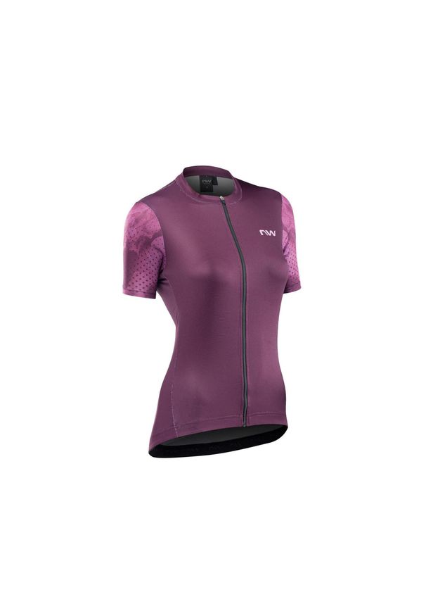 Koszulka rowerowa NORTHWAVE Origin Woman Jersey. Kolor: fioletowy. Materiał: jersey. Sport: kolarstwo