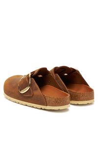 Birkenstock Klapki Boston Big Buckle Hex 1030446 Brązowy. Kolor: brązowy. Materiał: skóra #4