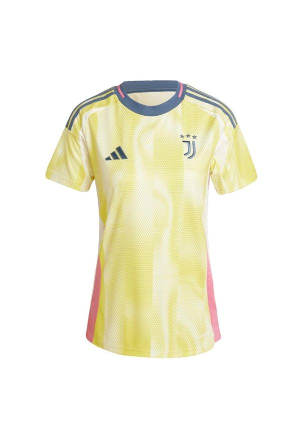Adidas - Koszulka Juventus 24/25 Away. Kolor: żółty. Materiał: materiał. Sport: piłka nożna