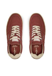 Pepe Jeans Sneakersy Drenan Sporty PMS10323 Czerwony. Kolor: czerwony #5