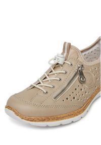 Rieker Sneakersy N42P6-62 Beżowy. Kolor: beżowy. Materiał: materiał, syntetyk #7