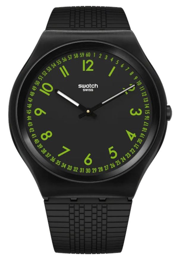 Zegarek Męski SWATCH Brushed Green SS07B108. Materiał: tworzywo sztuczne, guma