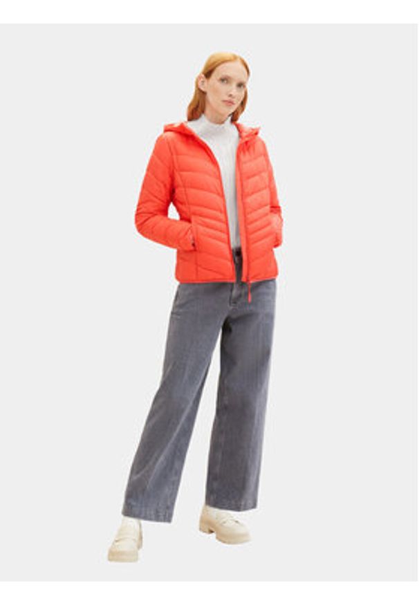 Tom Tailor Denim Kurtka przejściowa 1035807 Czerwony Regular Fit. Kolor: czerwony. Materiał: syntetyk