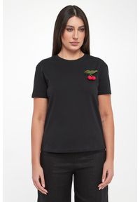 Twinset Milano - T-shirt damski z broszką TWINSET #5