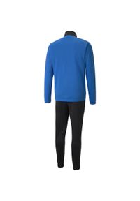 Dres Puma Individual Rise, Mężczyźni. Kolor: wielokolorowy, niebieski, czarny. Materiał: dresówka