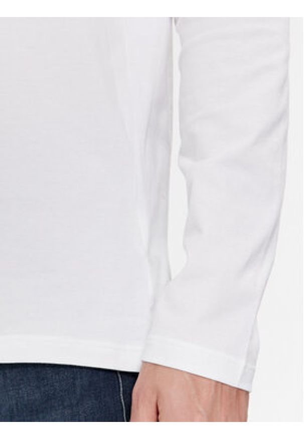BOSS - Boss Longsleeve Mix&Match 50515390 Biały Regular Fit. Kolor: biały. Materiał: bawełna. Długość rękawa: długi rękaw