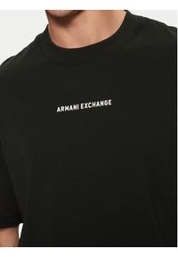 Armani Exchange T-Shirt XM000588 AF12308 UB001 Czarny Regular Fit. Kolor: czarny. Materiał: bawełna #4